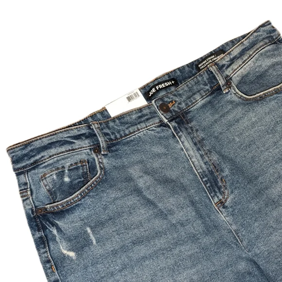 *NWT* Joe Fresh High Rise Straight Jeans, Plus Size 18W - Picture 2 of 7